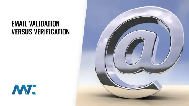 email address validation vs verification