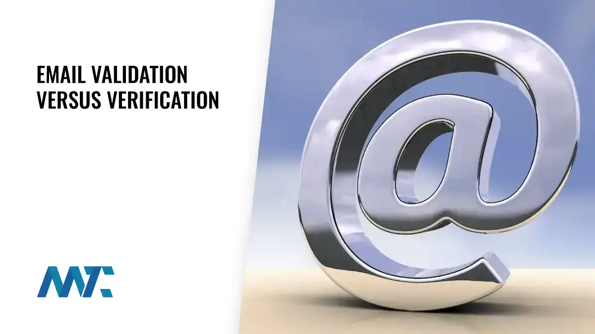 email address validation vs verification