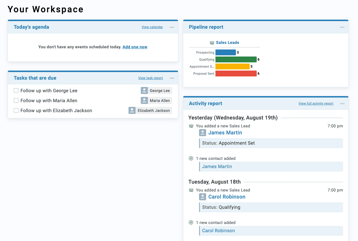Less Annoying CRM