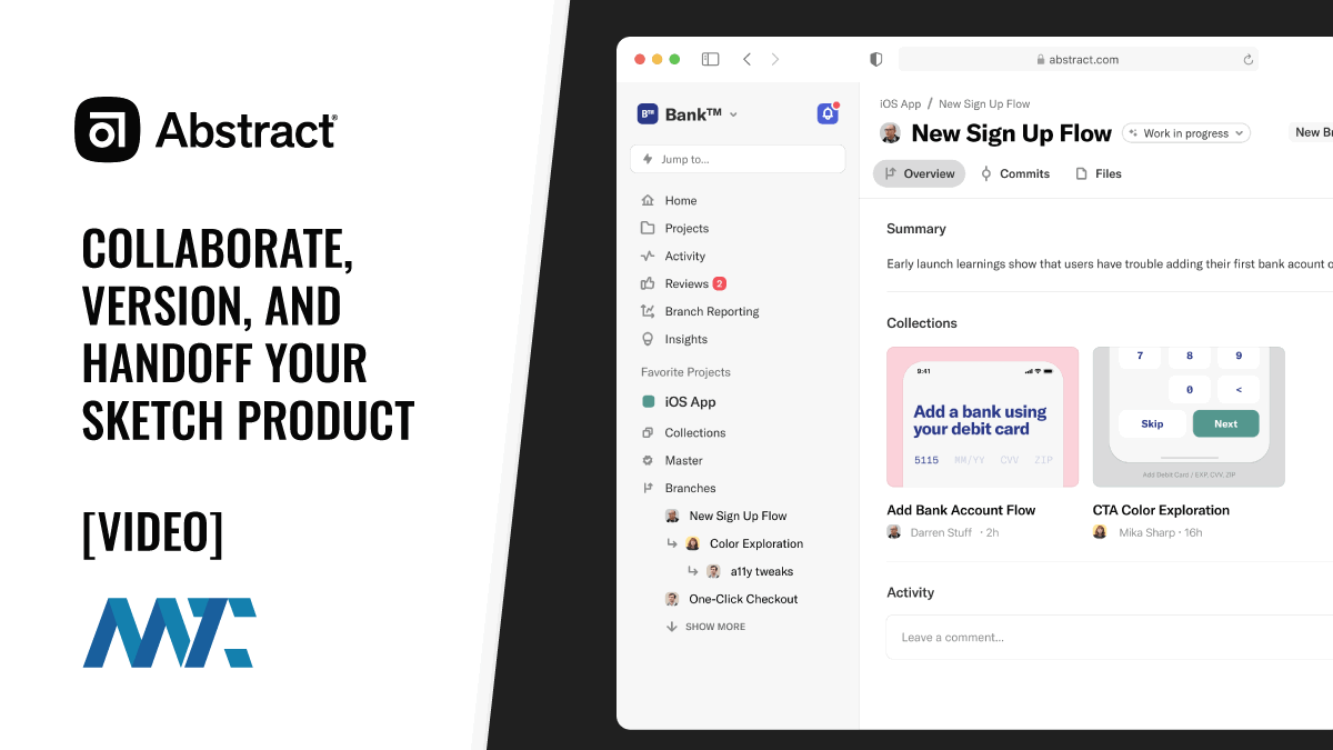 Abstract: Collaborate, Version, and Handoff Your Product Designs 1 Abstract: Sketch Version Control for Design Teams to Collaborate