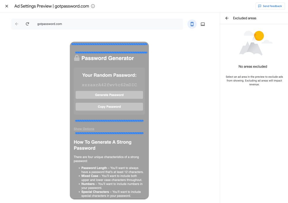 Google AdSense: Master Auto Ads and Exclude Ads from Unwanted Areas 3 Adsense Ad Settings Exclude Area