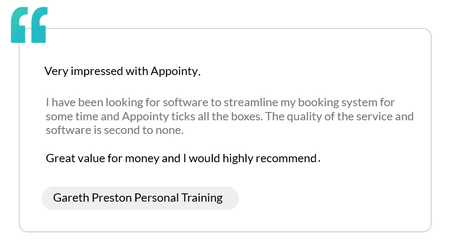 Appointy: All-In-One Online Scheduling For Your Business 4 Appointy Customer Testimonial
