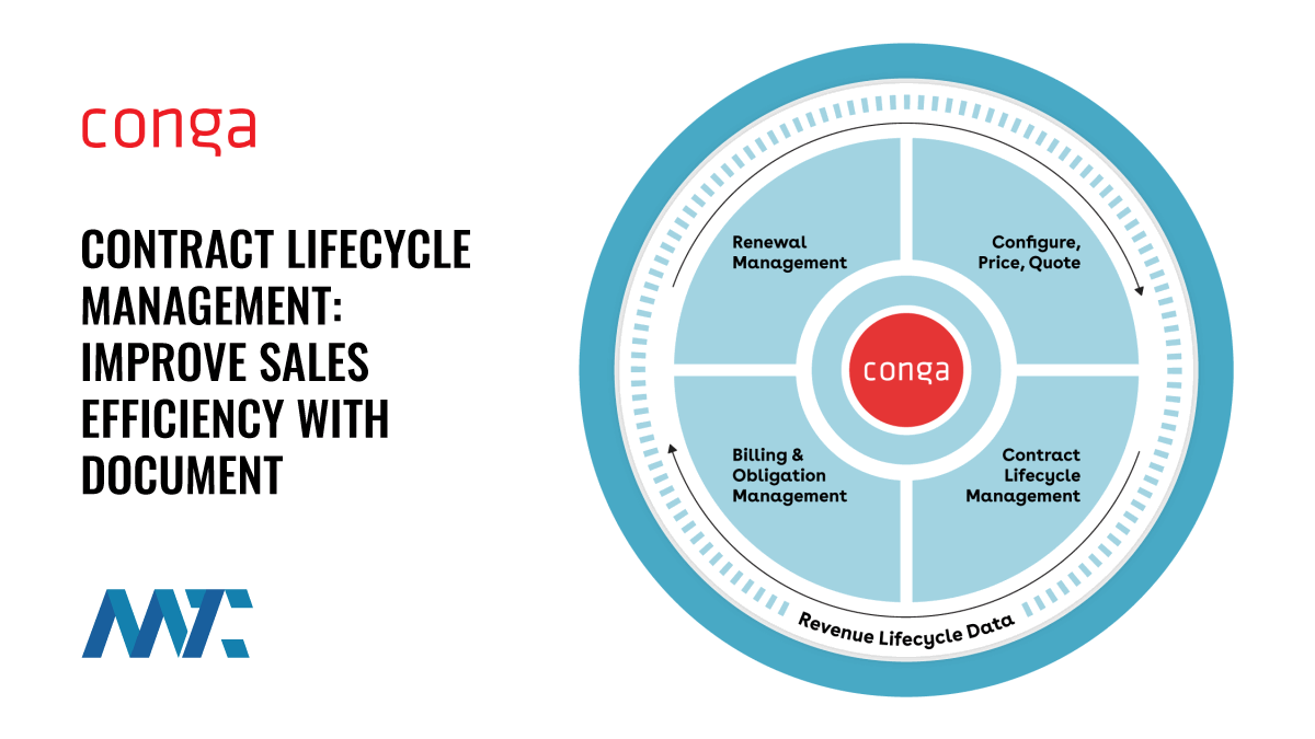 Conga Contract Lifecycle Management: Improve Sales Efficiency With Document Workflow Automation 1 Conga: Customer and Contract Lifecycle Managment (CLM, CPQ)