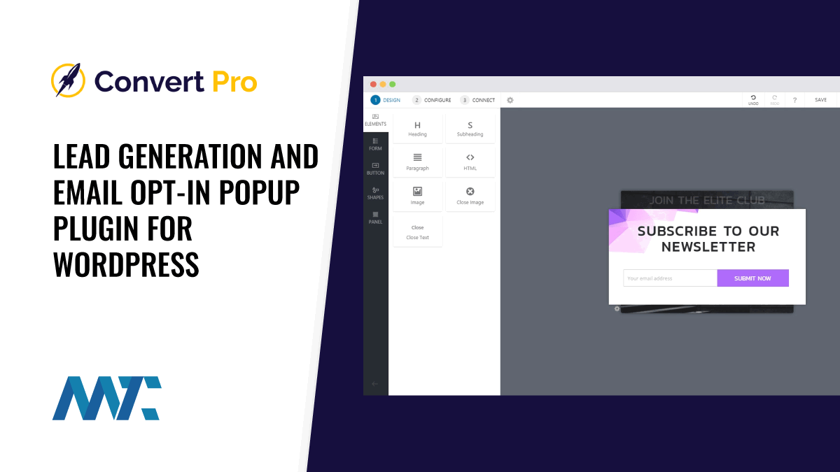 Convert Pro: Lead Generation & Email Opt-In Popup Plugin for WordPress 1 WordPress Conversion Popup Plugin - Convert Pro