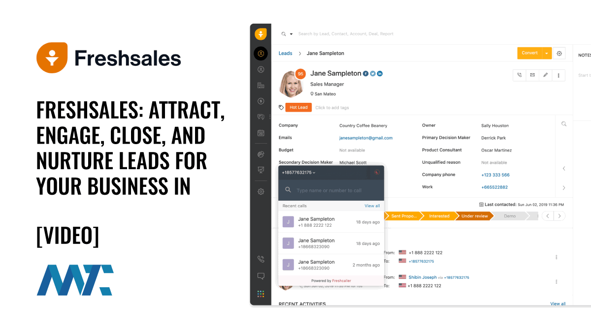 Freshsales: All-in-one Sales CRM Platform