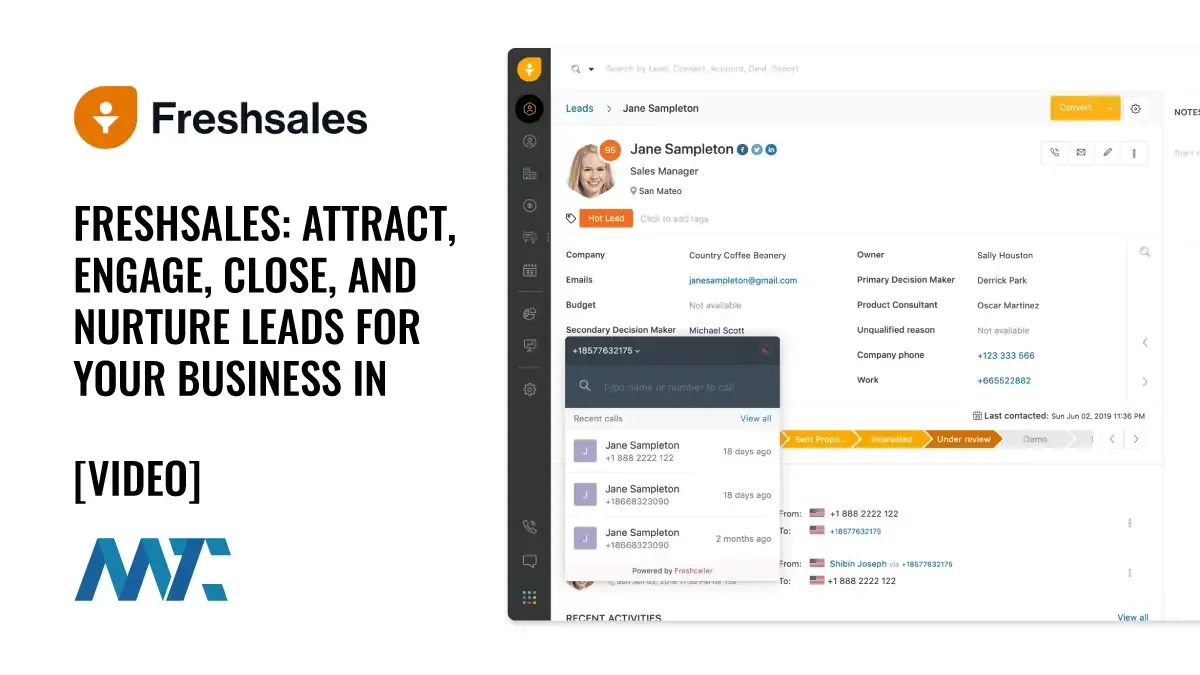Freshsales: All-in-one Sales CRM Platform