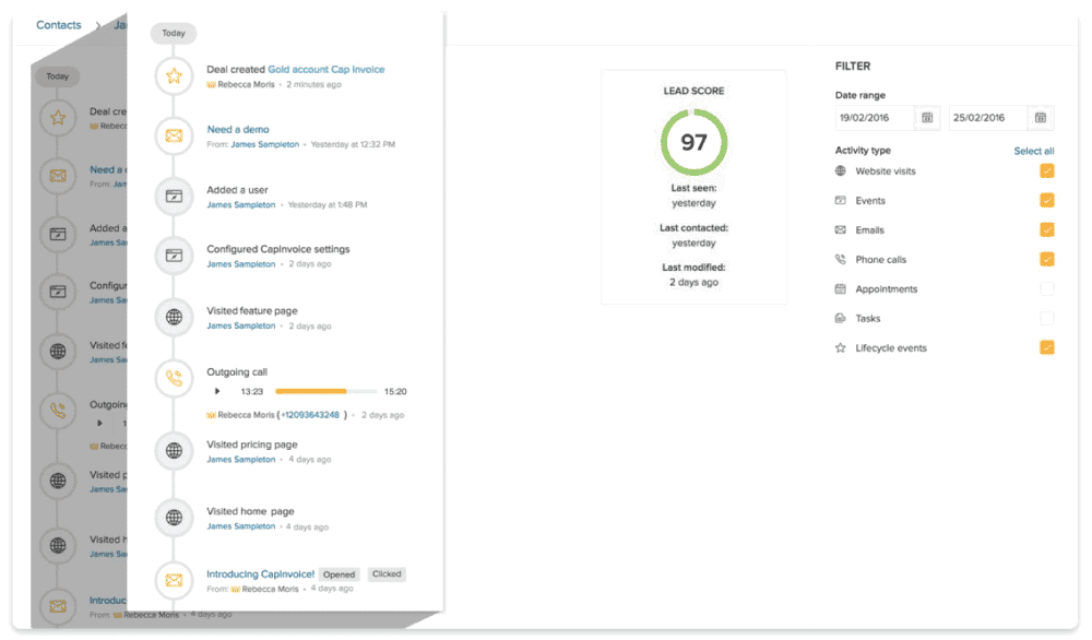 Freshsales Website Tracking and Mobile App Tracking
