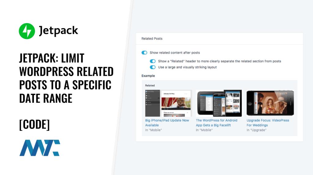 Jetpack Related Posts Date Range