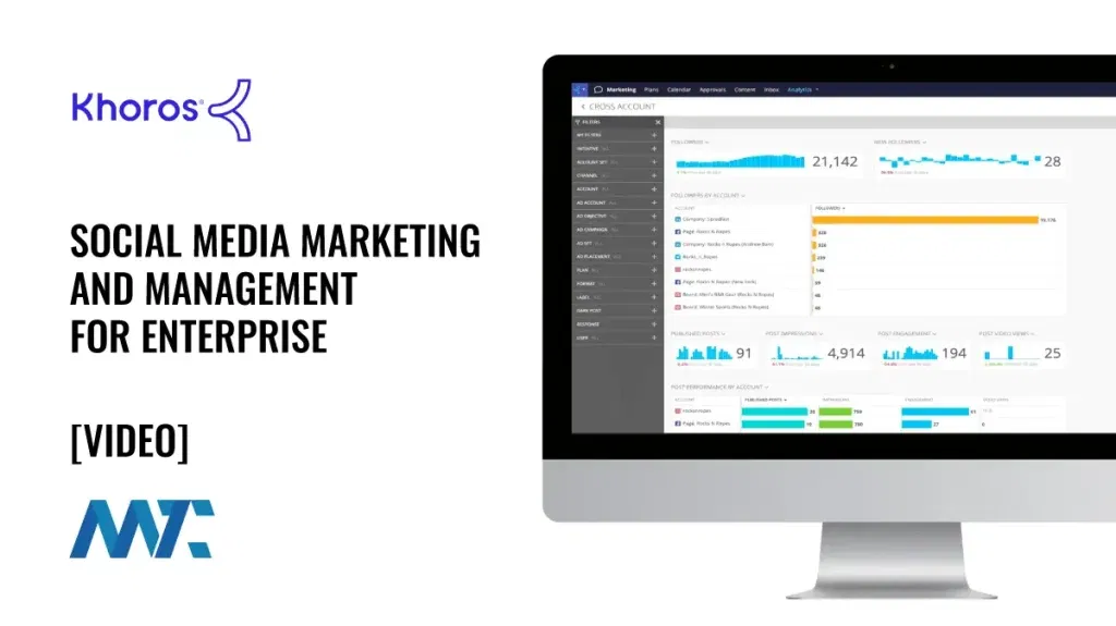 Khoros Enterprise Social Media Marketing and Management System
