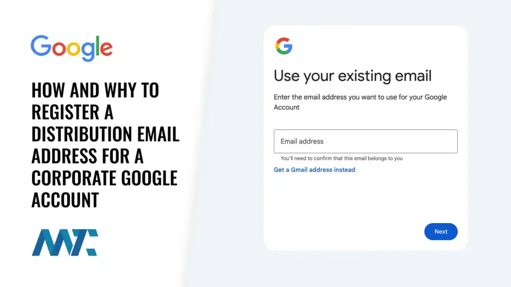 register distribution mail google