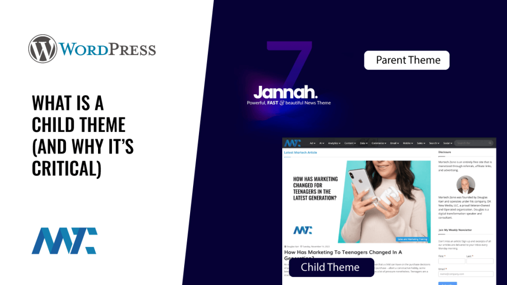 WordPress Parent Theme and Child Theme