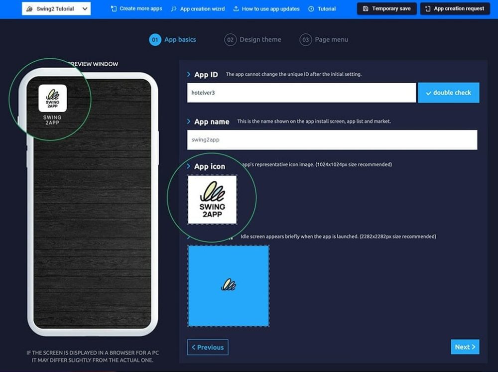 Swing2App: The Ultimate No-code App Development Platform 2 Swing2App Mobile App Setup