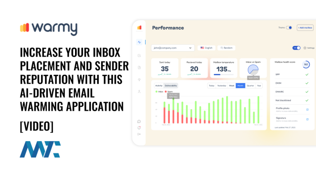 Warmy: increase your inbox placement and sender reputation With This AI-Driven Email Warming Application