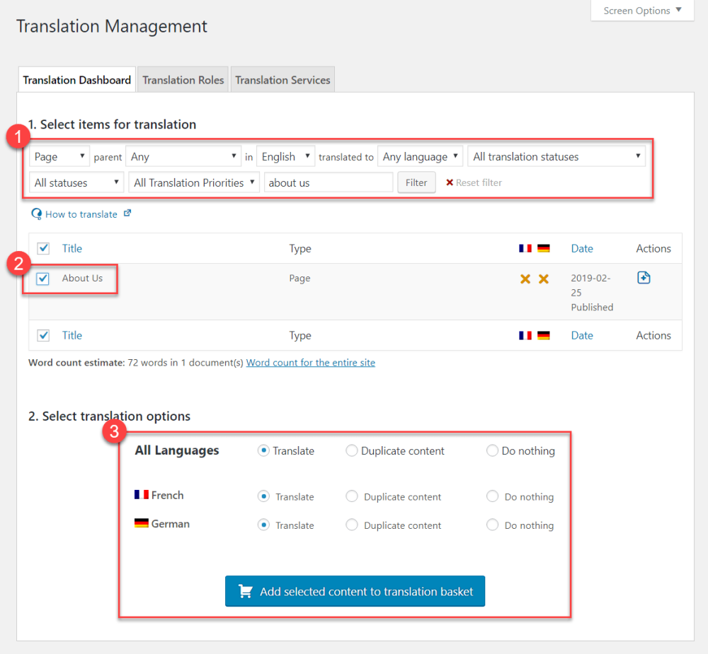 WPML Translation Services integrated with ICanLocalize