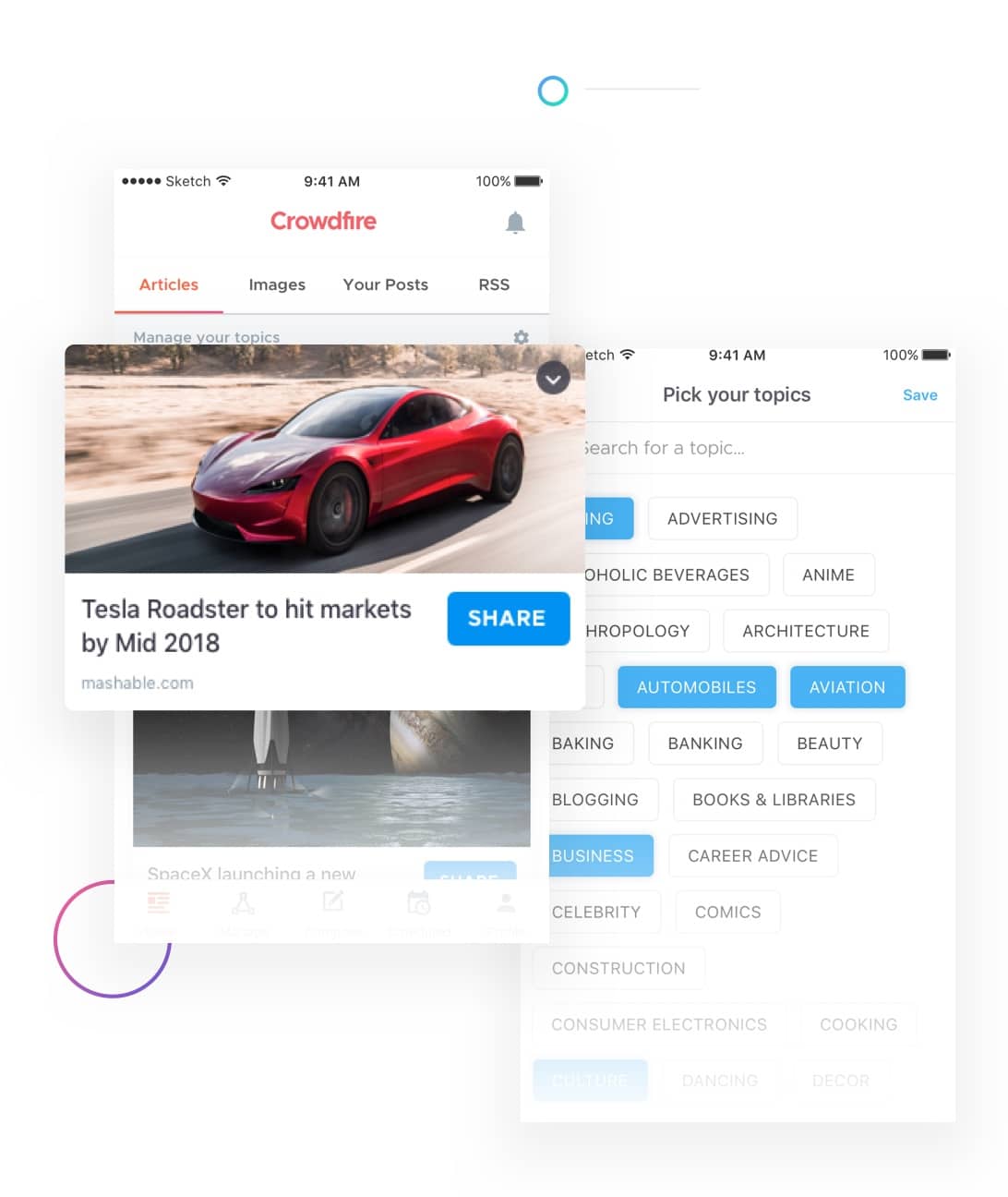 Crowdfire Content Discovery and Curation