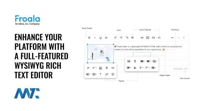 Froala WYSIWYG Rich Text HTML Editor