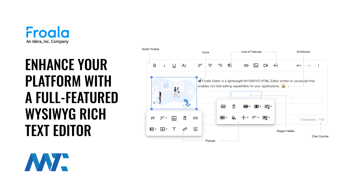 Froala WYSIWYG Rich Text HTML Editor