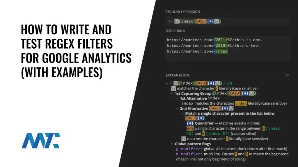 Regular Expressions Regex Google Analytics Filters