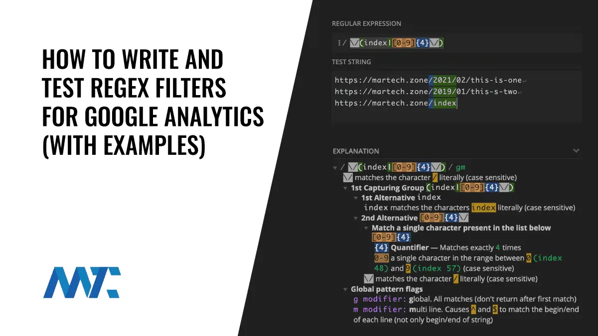 Regular Expressions Regex Google Analytics Filters