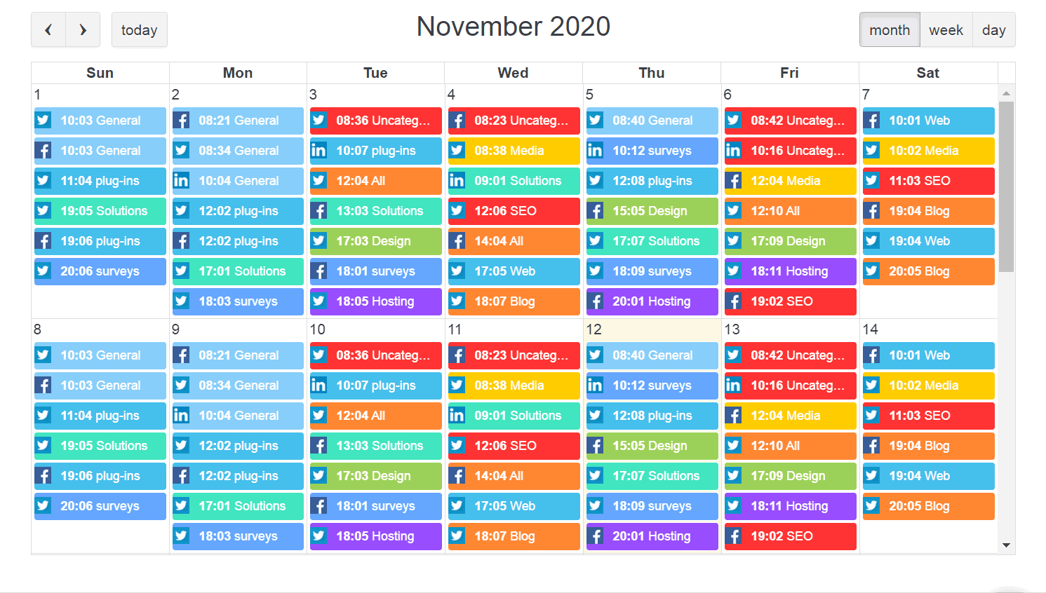 Calendar