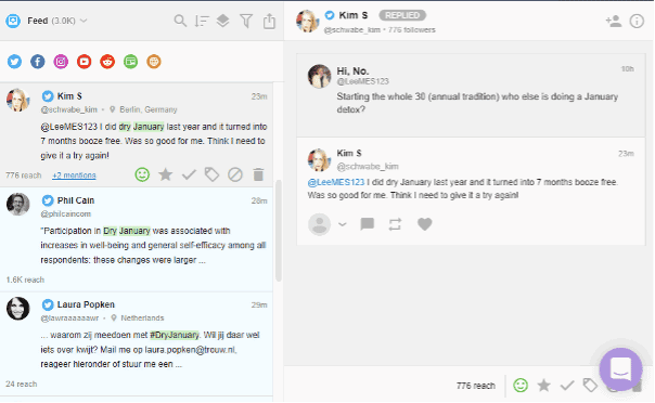 5 Ways To Use Social Listening To Improve Your Content Marketing Strategy 4 awario social listening feed