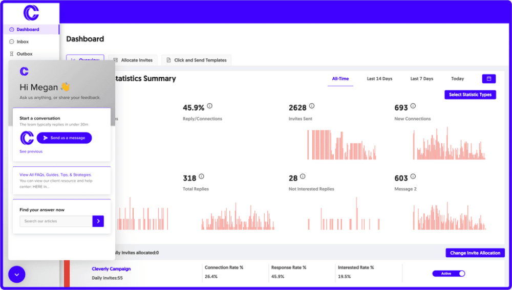 Chat real-time with Cleverly
