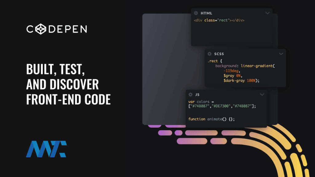 Codepen: Build, Test, and Discover Front-End Code