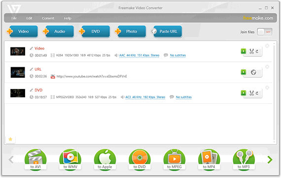 The Best Free Slideshow Maker Apps (Desktop Software, Mobile Apps, and Online Platforms) 52 Freemake Video Converter