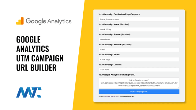 Google Analytics UTM Campaign URL Builder