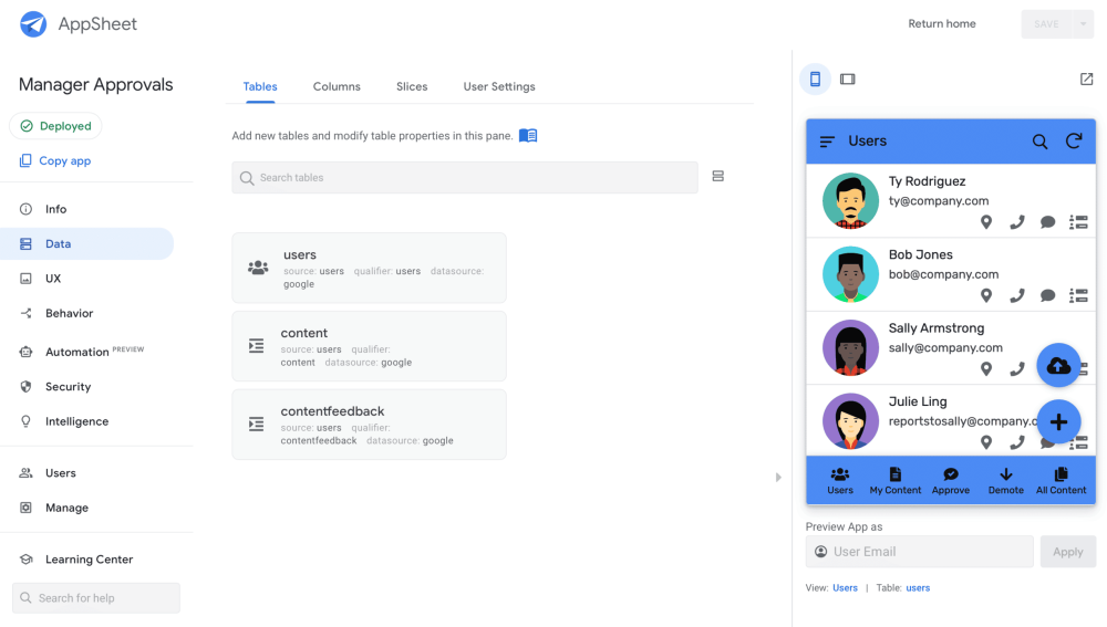 AppSheet: Build And Deploy A Content Approval Mobile App With Google Sheets 10 Google AppSheet Content Approval