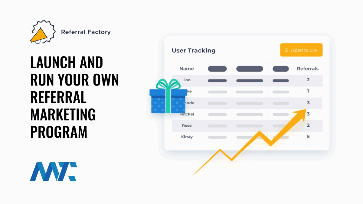 Referral Factory: Launch and Run Your Own Referral Marketing Program 1 Referral Factory - Referral Marketing Software Platform