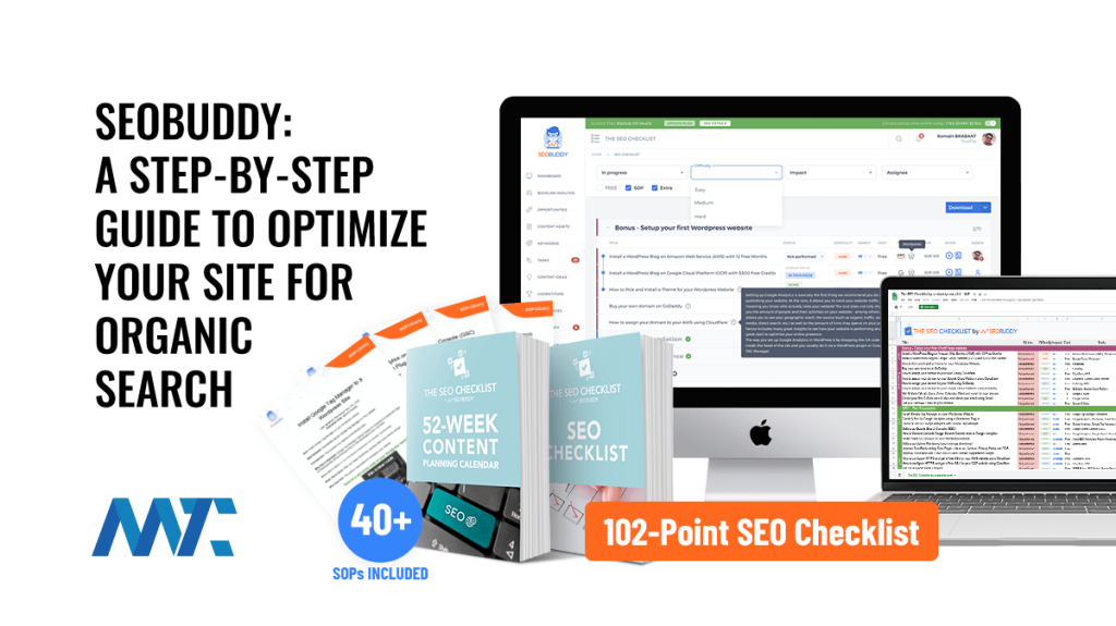 SEO Checklist from SEO Buddy