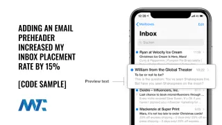 Email Preheader and Inbox Placement