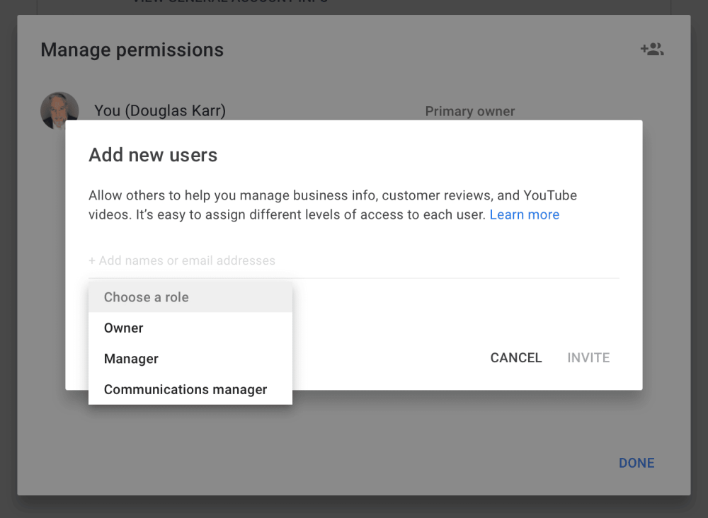 YouTube: How To Provide Your Agency or Videographer With User Access To Your Channel 30 How To Add an Agency Manager To YouTube Channel Brand