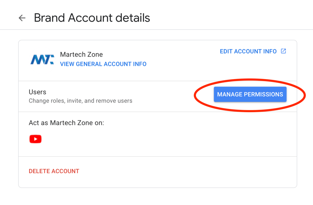 YouTube: How To Provide Your Agency or Videographer With User Access To Your Channel 28 Manage Brand Permissions in Google for YouTube