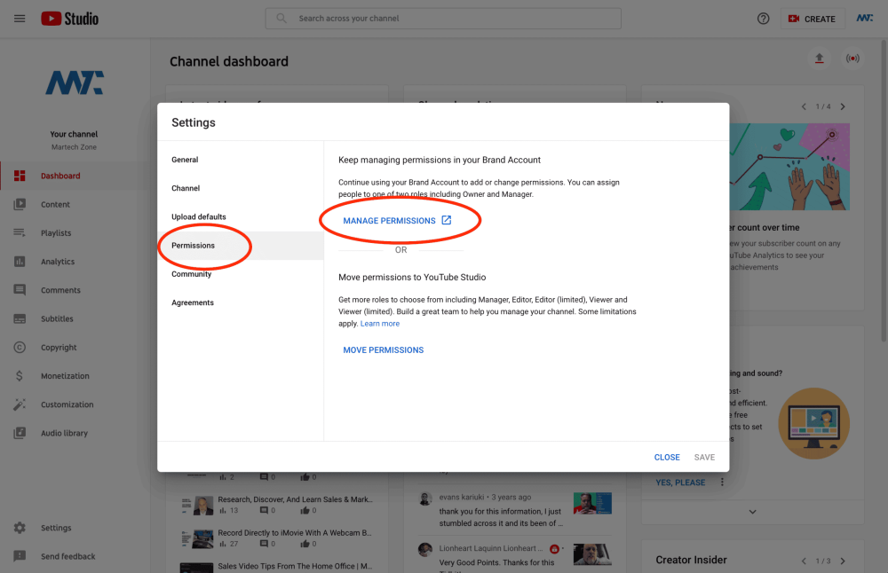YouTube: How To Provide Your Agency or Videographer With User Access To Your Channel 27 YouTube Studio Permissions