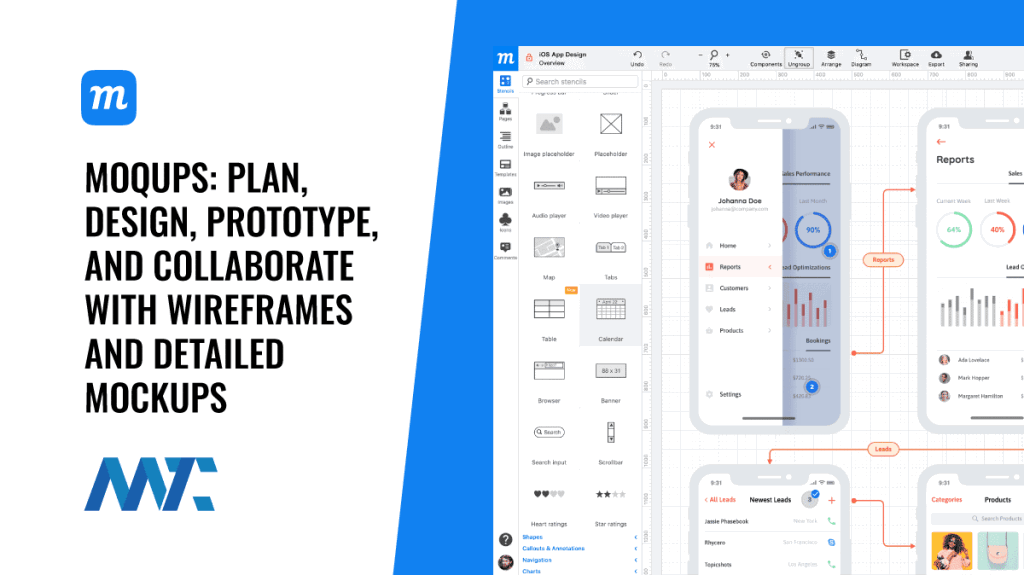 Moqups - Plan, Design, Prototype, Collaborate With Wireframes and Detailed Mockups
