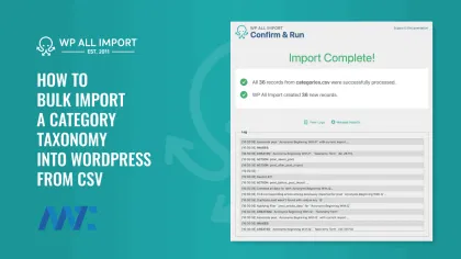 How to Bulk Import Categories into WordPress With CSV
