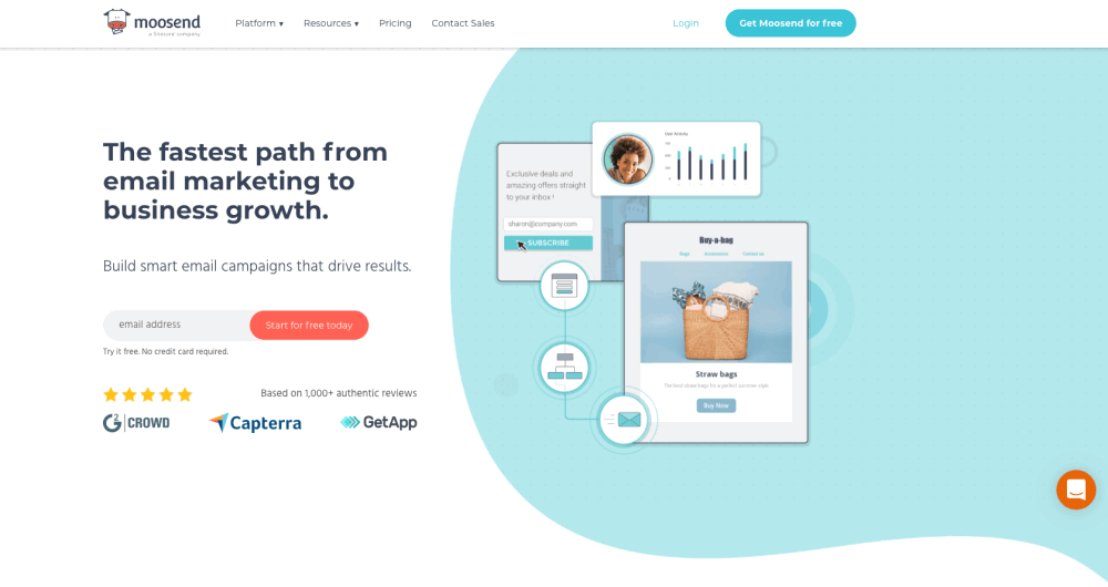The Best Tools for WooCommerce Email Marketing 5 moosend