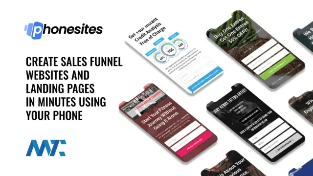 Phonesites Sales Funnel and Landing Page Website Builder