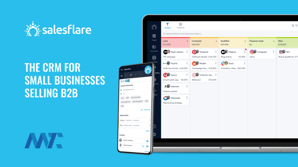 Salesflare: CRM For Small Sales Teams Selling B2B
