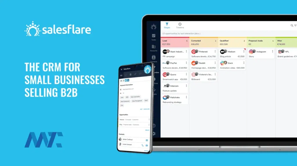 Salesflare: CRM For Small Sales Teams Selling B2B