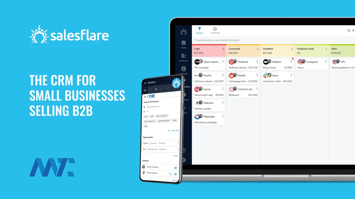 Salesflare: CRM For Small Sales Teams Selling B2B