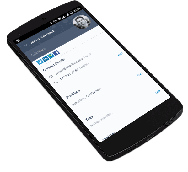 Salesflare: The CRM for Small Businesses And Sales Teams Selling B2B 10 Salesflare Mobile CRM App for iPhone or Android