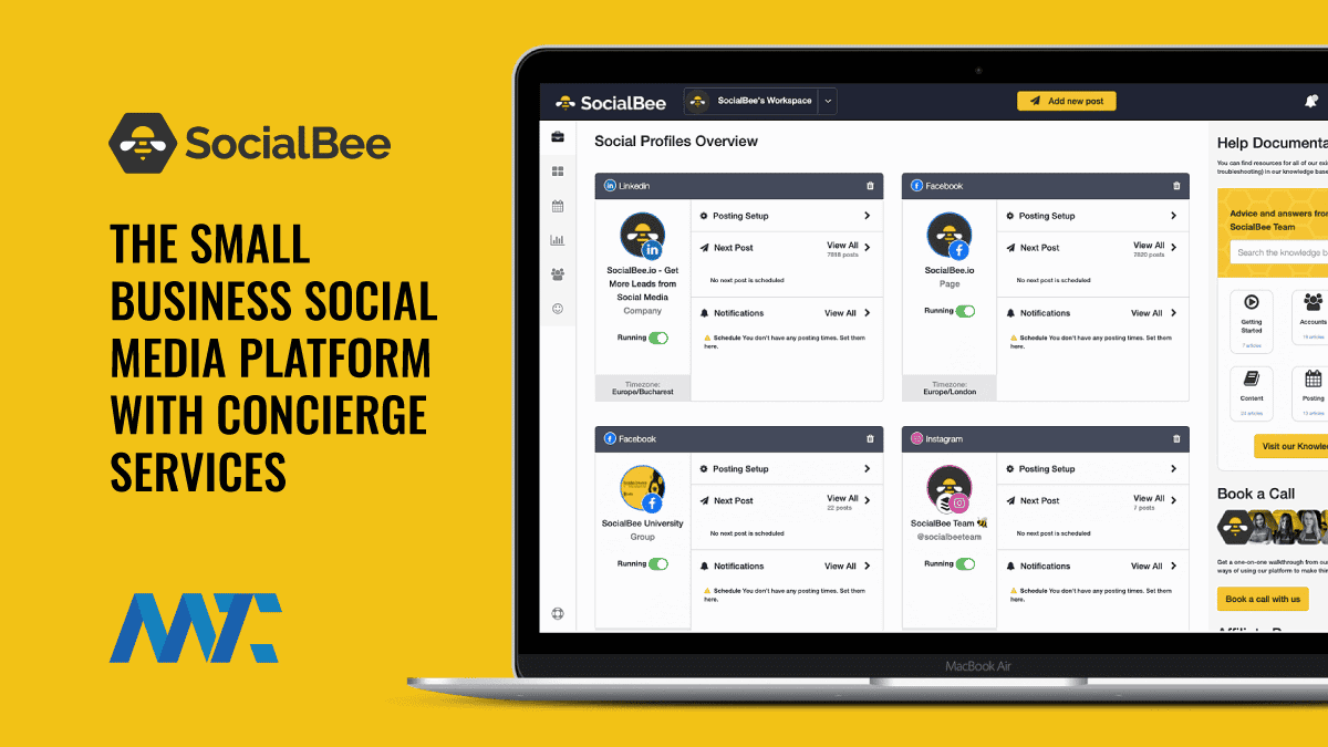 SocialBee Small Business and Agency Social Media Publishing and Services