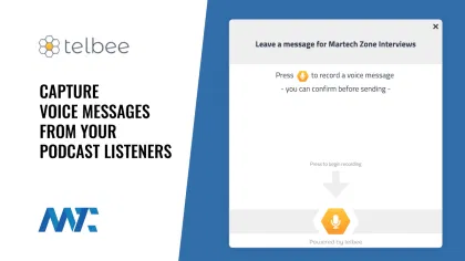 Telbee Voice Messaging for Websites and Podcasts