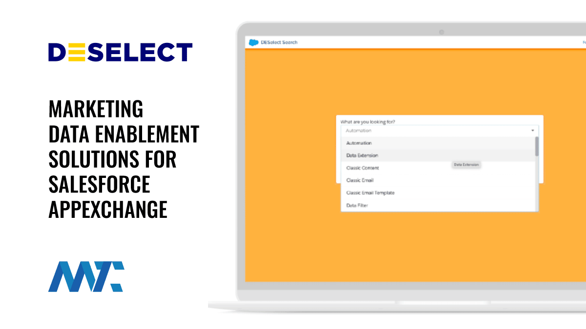 DESelect Marketing Data Enablement for Salesforce AppExchange