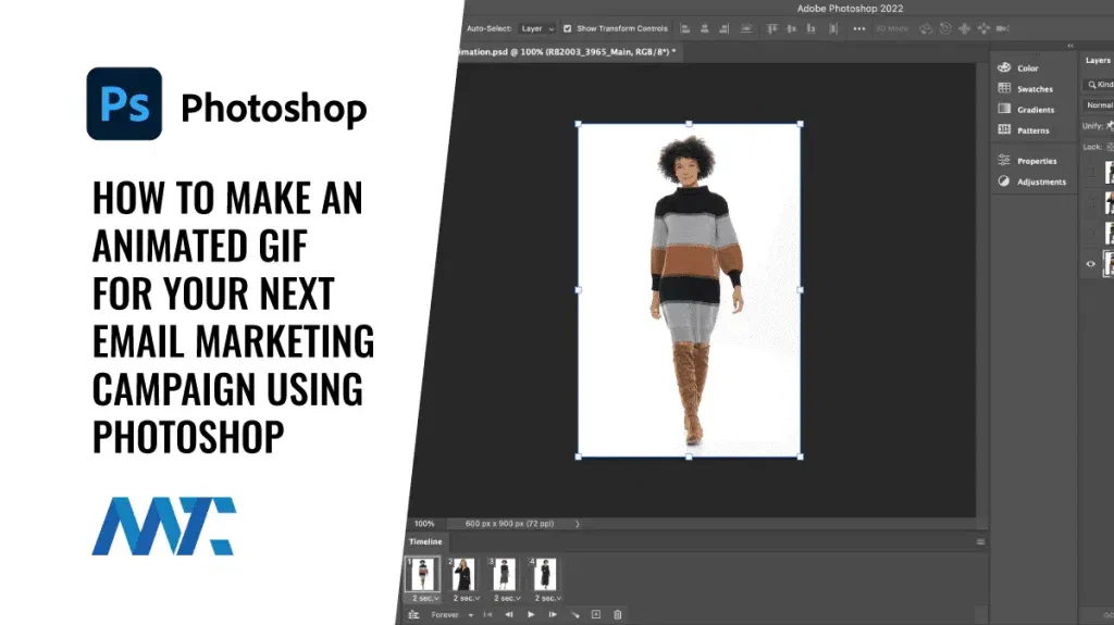 Photoshop Animated GIF for Email Marketing