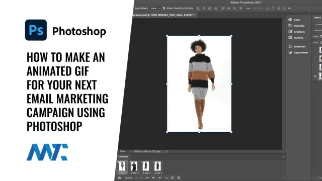 Photoshop Animated GIF for Email Marketing