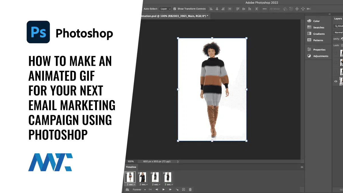 Photoshop Animated GIF for Email Marketing